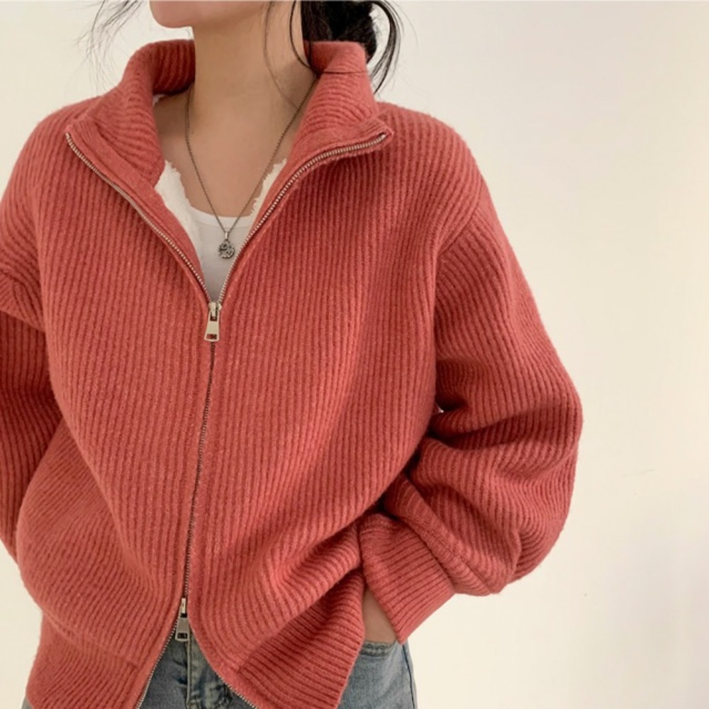 Knit Zip Jacket